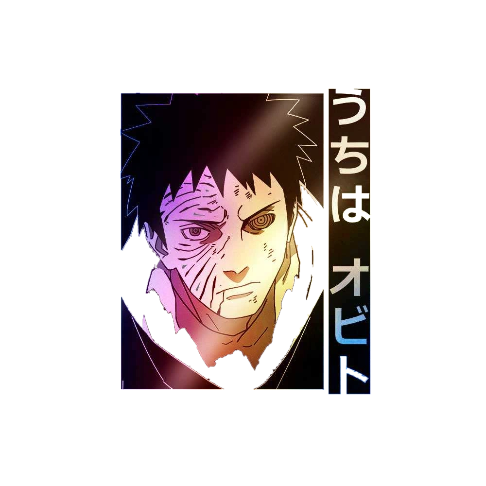 Obito Uchiha Holographic Sticker